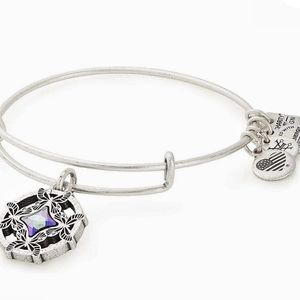 Alex & Ani Silver wings of change bracelet